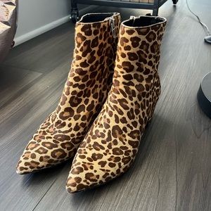 Dolce Vita Leopard print booties